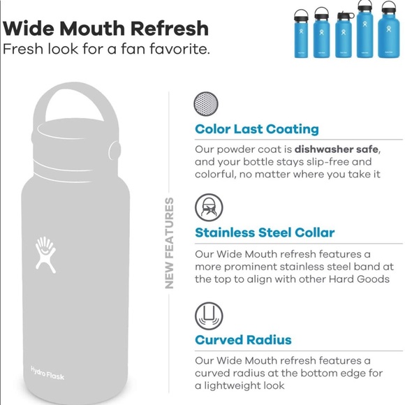 NWT Green Hydro Flask Water Bottle 32oz - Picture 6 of 6